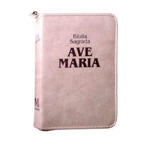BÍBLIA ZÍPER STRIKE - MÉDIA - ROSA
